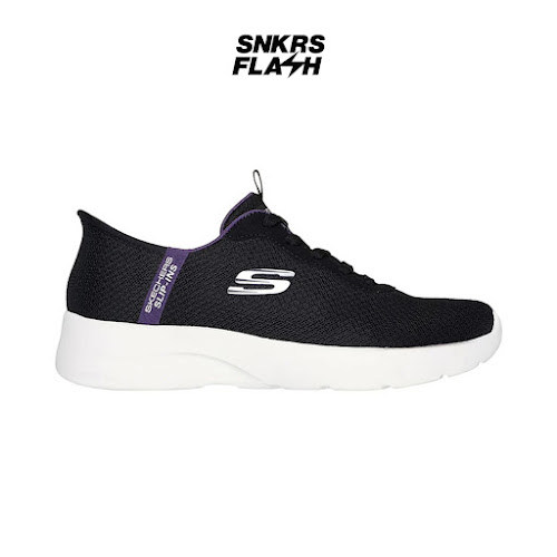SKECHERS SPORT Dynamight 2 Black Purple Sepatu Training Wanita  - 150480BKPR - Size 37