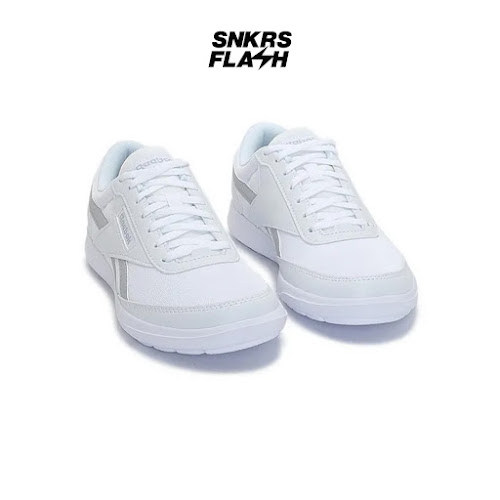 REEBOK COURT Comfort White Grey Sepatu Sneakers Wanita  - 100237180