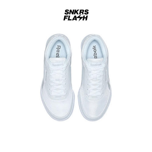 REEBOK COURT Comfort White Grey Sepatu Sneakers Wanita  - 100237180