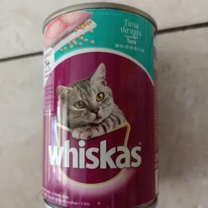 whiskas kaleng tuna 400g