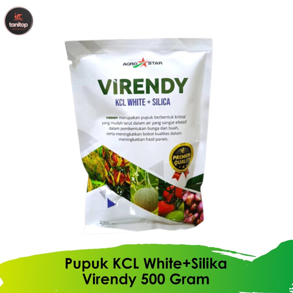 Virendy KCL White plus Silika 500 Gram Virendi Meningkatkan Bobot Buah