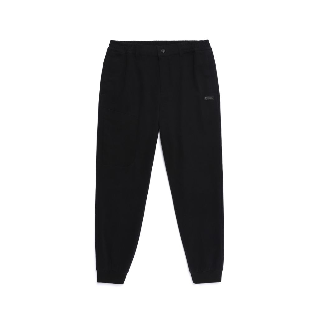 National Geographic Tamarin Cargo Standard Jogger Pants Black - Celana Hitam