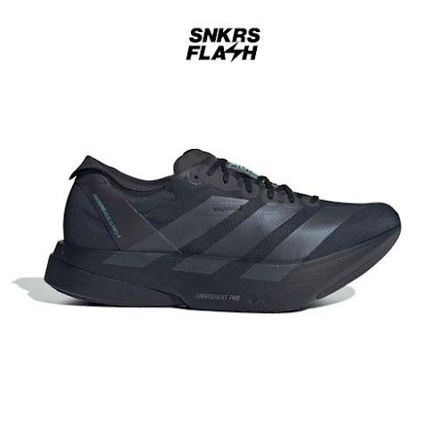 ADIDAS ADIZERO ADIOS PRO 4 CORE BLACK POWDER TEAL - HQ7411 - Size 41.3