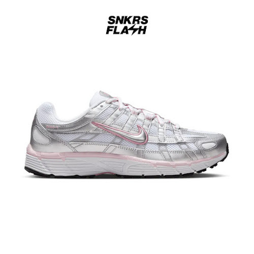 NIKE P6000 WHITE METALLIC SILVER PINK - BV1021108 - Size 35.5