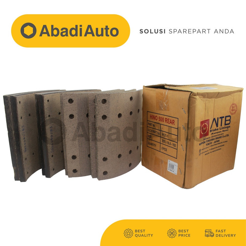 Brake Lining Rr Hino 500 Fm260Jd Ntb-H121-1 Ntb