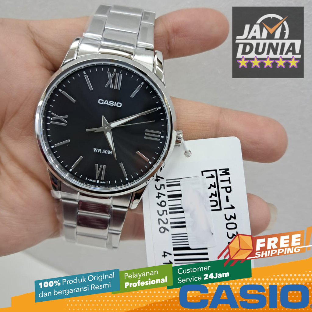 JAM TANGAN PRIA ANALOG CASIO ORIGINAL CASIO MTP-1303DD-1AVDF CASIO MTP 1303DD 1A CASIO MTP-1303DD-1A