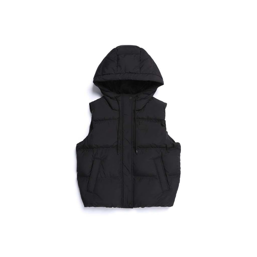 National Geographic Women Crassa Hoodie Duck Down Vest Black - Hoodie Hitam