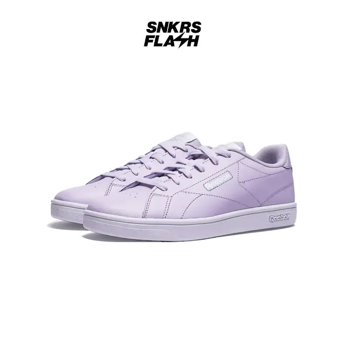 REEBOK Court Clean Purple White Sepatu Sneakers Wanita - 100234786 - Size 37.5