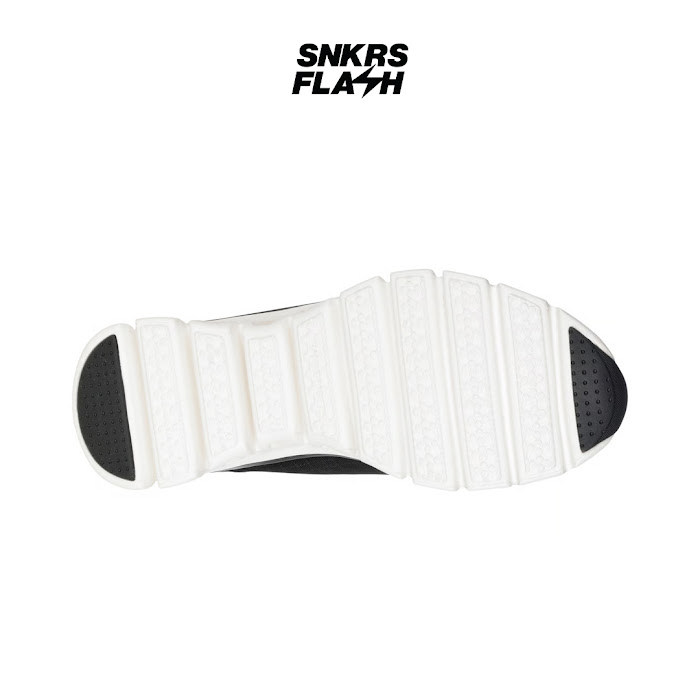 SKECHERS Slip Ins Glide Step Black White Sepatu Training Wanita - 104576BKRG - Size 36