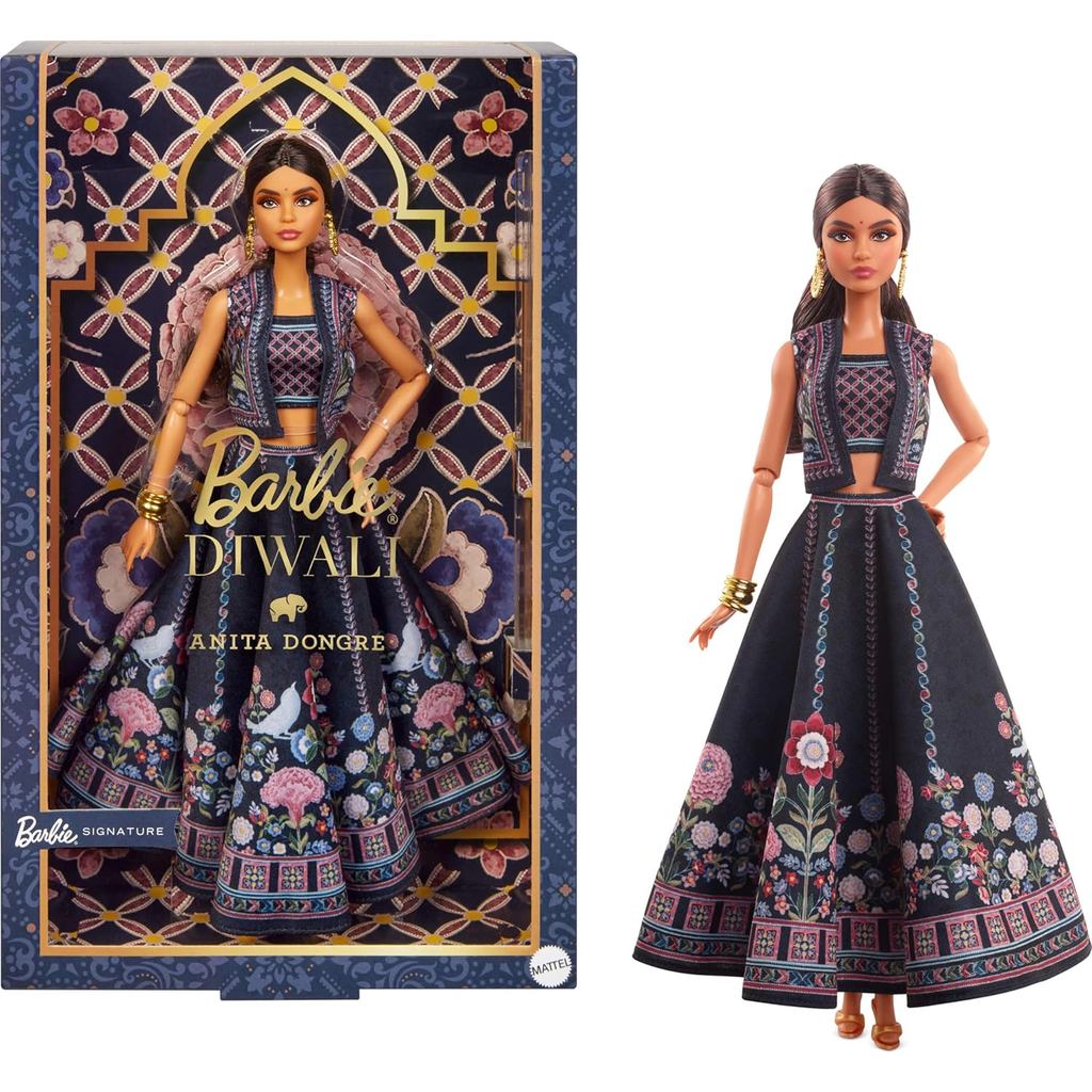 Barbie Diwali Doll by Anita Dongre Wearing Festival of Lights Look, Holiday