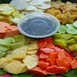 RUJAK manis buah lengkap ( porsi jumbo )