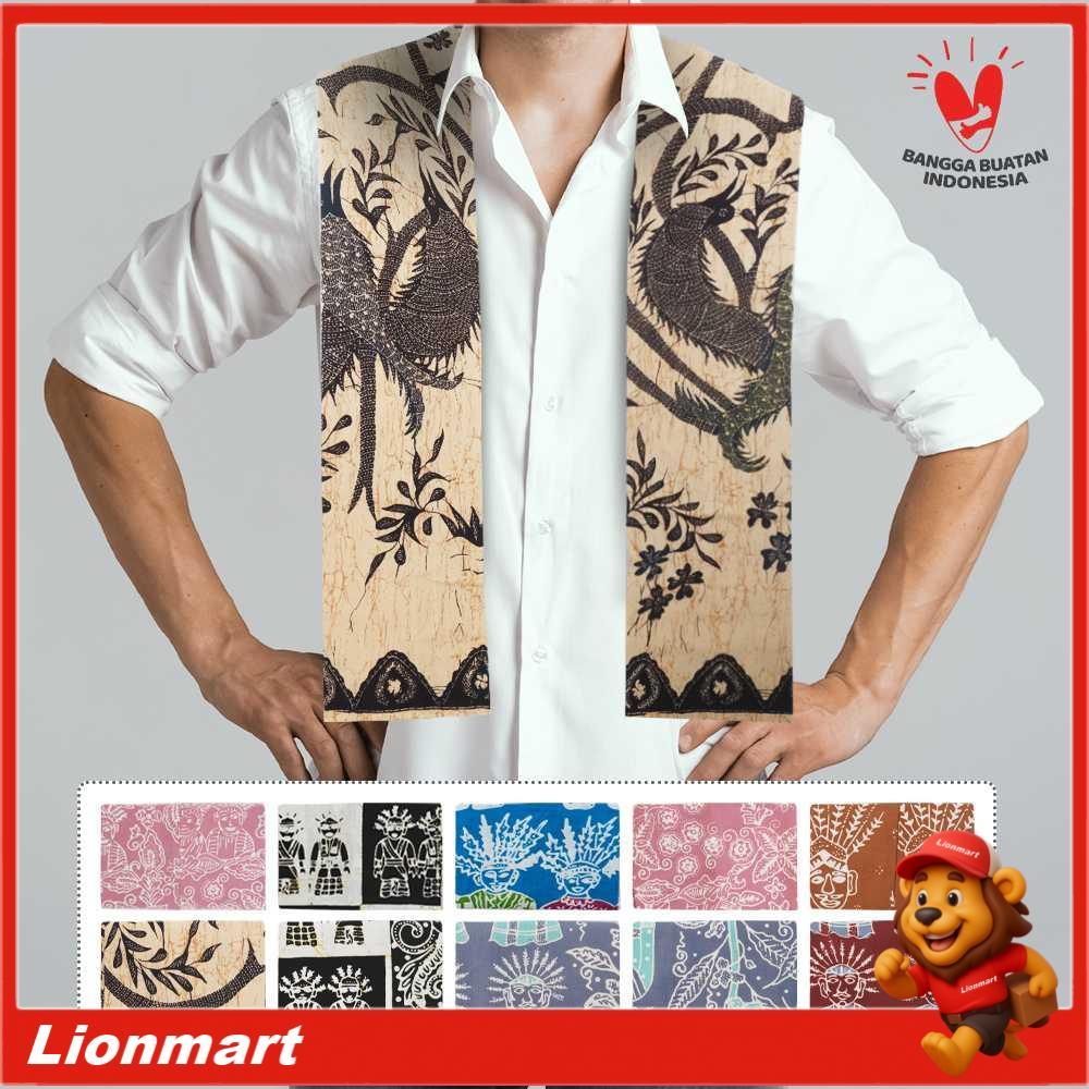 LionMart Sewish & Rich Kain Cukin Batik Printing Selendang Betawi - SR13