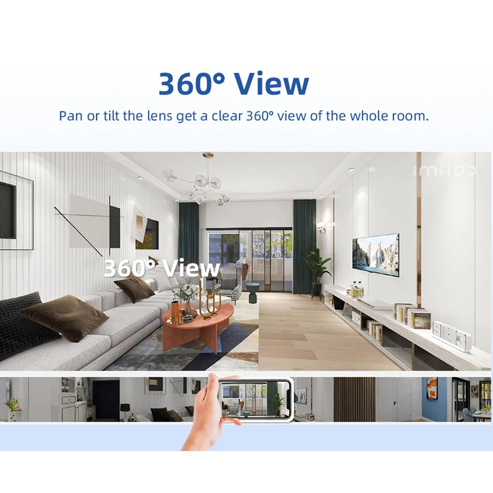 IMILAB Kamera CCTV Indoor WiFi IP Camera Motion Tracking 2.5K 4MP - C21