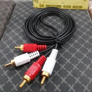 kabel audio - rca 2 in 2 - panjang 1,5m visero