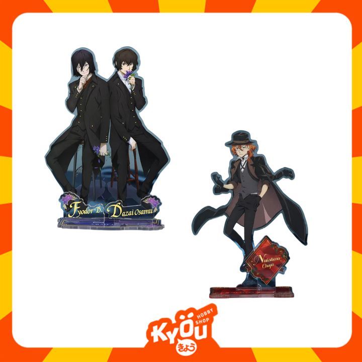 Nakahara Chuya - Dazai - Fyodor Tuxedo & Stained Glass Ver. Acrylic Stand - Bungo Stray Dogs Season 