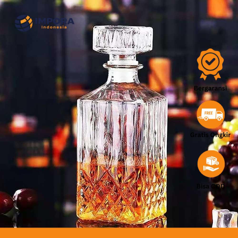 OEIEN Whisky Decanter Glass Bottle Liquor Scotch Luxury 950ml - EJ50HF