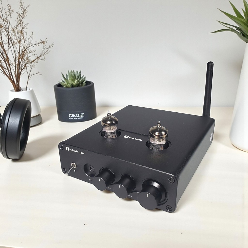 Fosi Audio T20X Amplifier Audio Stereo dengan Bluetooth 5.0 dan Tabung Vakum