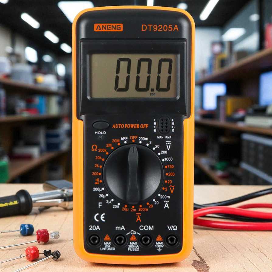 ANENG DIGITAL MULTIMETER VOLTAGE TESTER - DT9205A