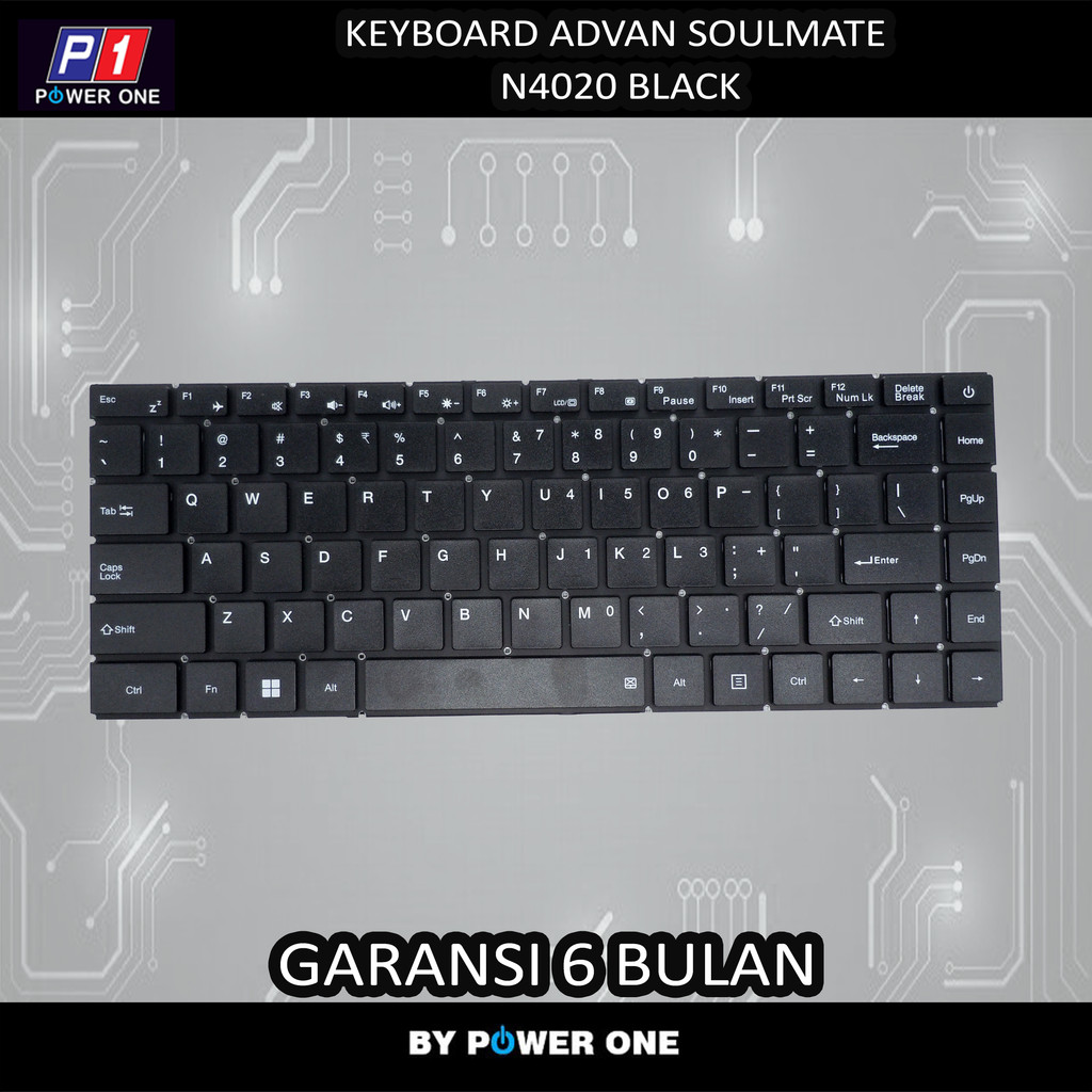Keyboard Advan Soulmate N4020 Black