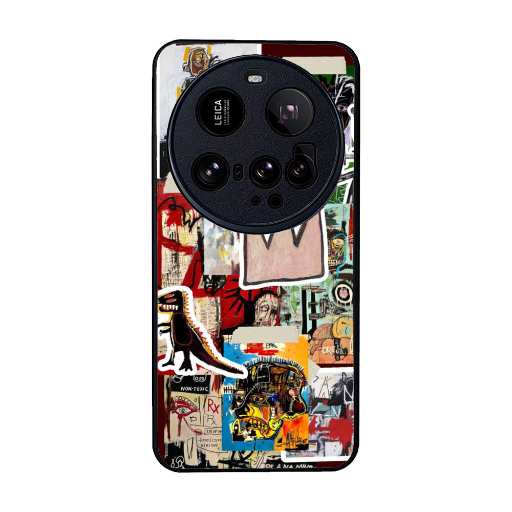 Case Casing Hybrid Softcase Xiaomi 15 14 14T Pro Ultra Basquiat Art Grunge Punk Doodle OCD0027-2