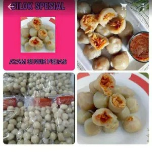 Cilok Ayam Suwir Pedas Isi 50
