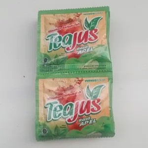 Teajus rasa Apel ( 1 renceng)