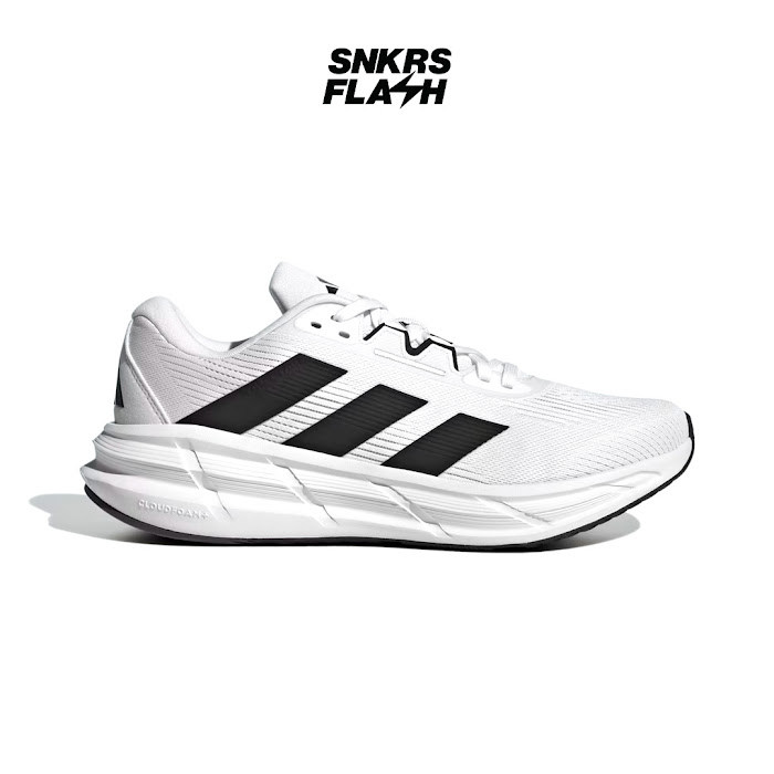 ADIDAS Questar 3 White Grey Sepatu Lari Pria - ID6318 - Size 44.7