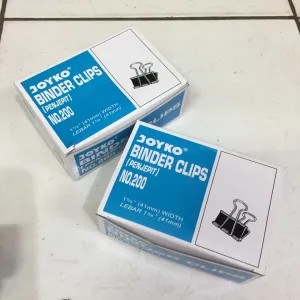 Binder Klip Hitam no 200 joyko