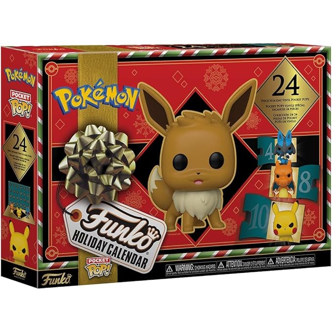 Funko Pop Advent Calendar: Pokemon - 24 Days of Surprises - Collectible Vinyl Mini Figures