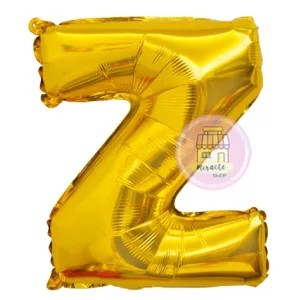 Balon Huruf Emas Z