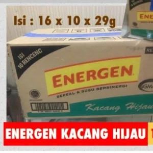 ENERGEN RASA KACANG HIJAU 1 DUS