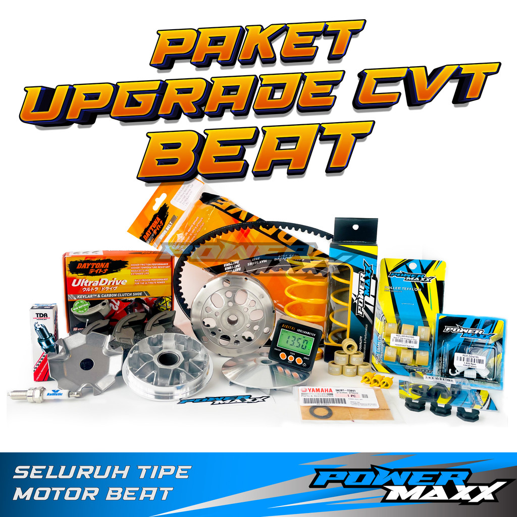 PAKET UPGRADE KIRIAN RACIKAN CVT BEAT deluxe pop esp fi karbu karburator street paketan lengkap extr