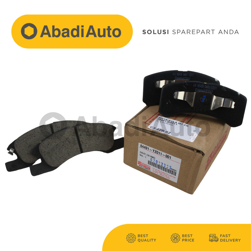 Pad Kit, Disc Brake D04491-Yz011-001/04491-Bz011 Astra Original