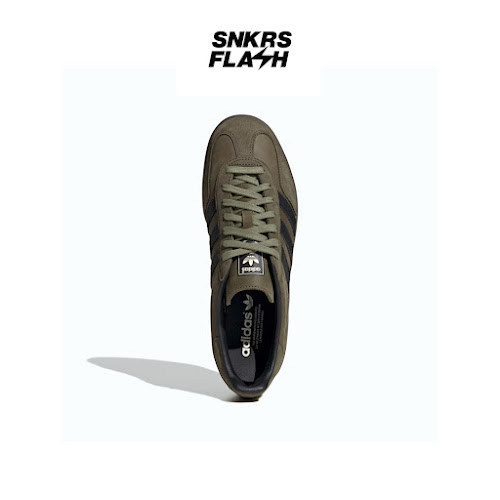 ADIDAS Gazelle Indoor Focus Olive Sepatu Sneakers Pria - IH4772 - Size 44.7