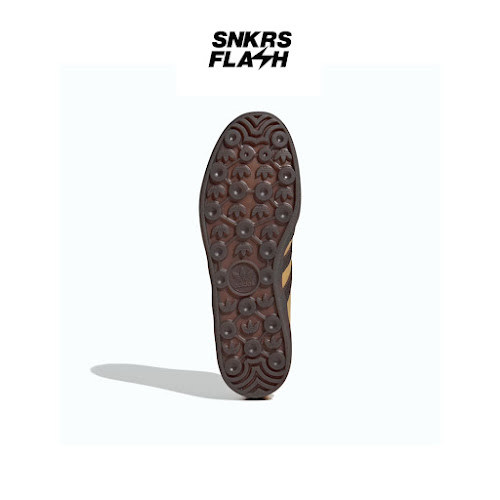 ADIDAS Gazelle Indoor Oat Dark Brown Sepatu Sneakers Pria - IH4771 - Size 46