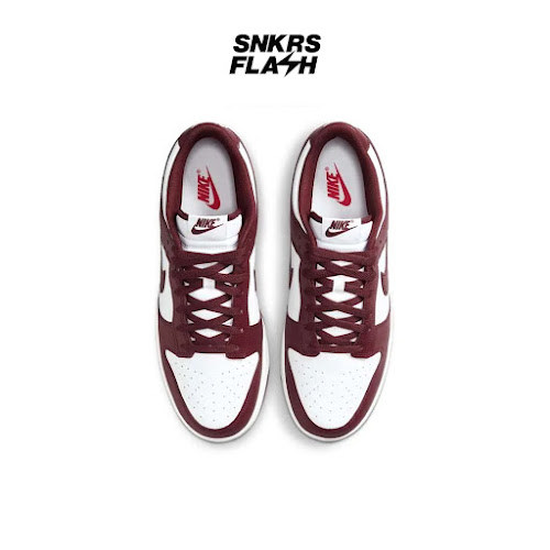 NIKE Dunk Low Retro White Redwood Sepatu Sneakers Pria - DV0833115 - Size 41