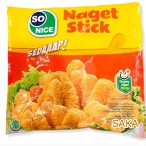 So Nice Nugget Ayam Stick Sedaaapp 250 Gram