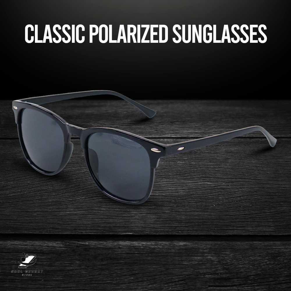 MERRYS Kacamata Frame Classic Polarized Sunglasses UV400 - 3323