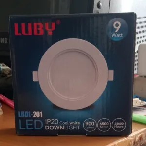 Lampu LED Downlight Luby 9 Watt Tanam