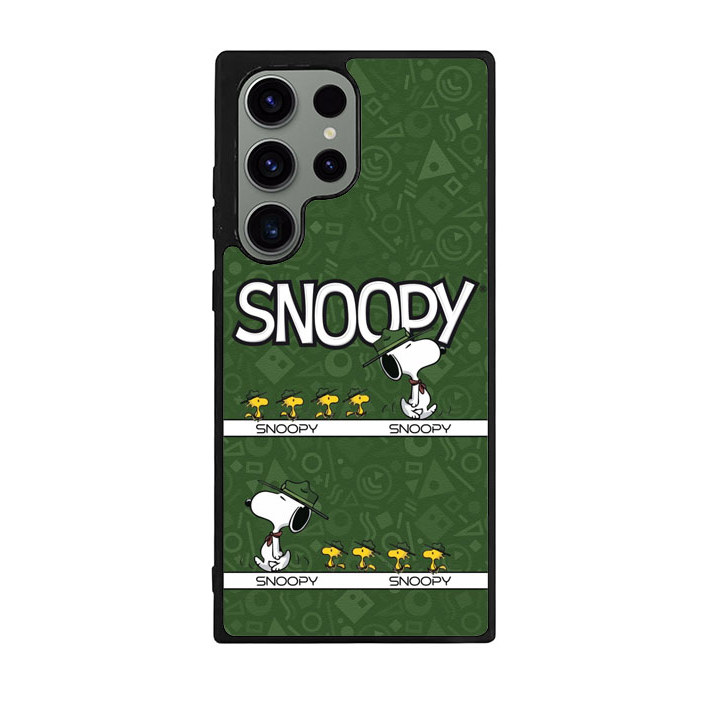 Case Casing Samsung Galaxy S25 24 23 22 21 20 10 FE Plus Ultra Edge Snoopy RK368 Hybrid Case Rubber 