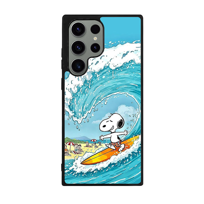 Case Casing Samsung Galaxy S25 24 23 22 21 20 10 FE Plus Ultra Edge Snoopy RK440 Hybrid Case Rubber 