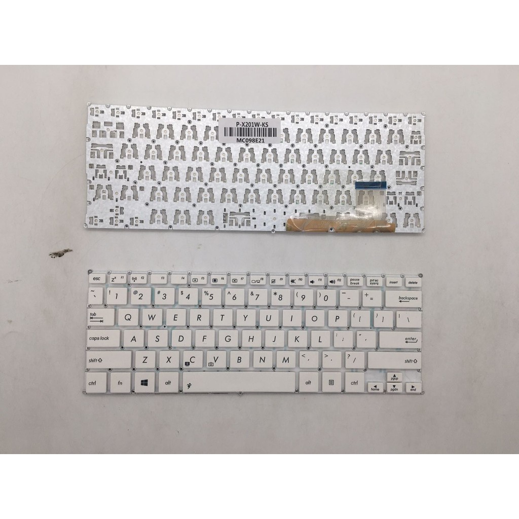Keyboard Asus Vivobook x201 x201e x202 x202e White