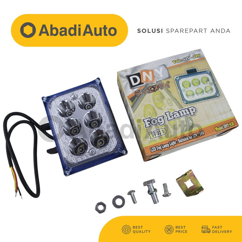 Led Fog Lamp Kotak 4" 12-24V Sfo-Dny-030 Dny