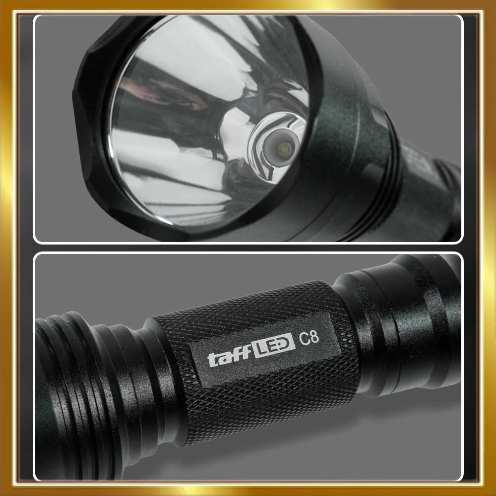TaffLED Senter LED Flashlight Waterproof Cree Q5 3800 Lumens - C8