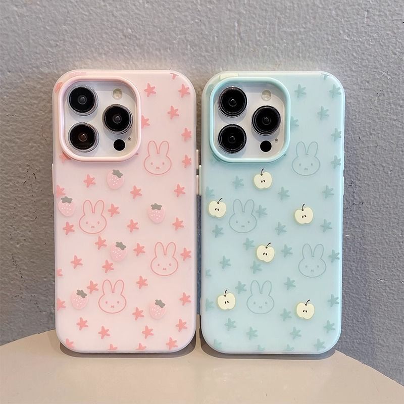 2 In 1 Cewek Imut-Imut Kelinci Case Hp Vivo V60 Lite Y29 21D Iqoo Z10 Lite Z10R Y400 Y19S Pro Case