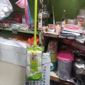 pel gagang hijau sumbu putih