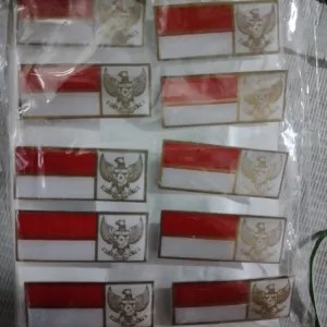 pin bendera merah putih garuda
