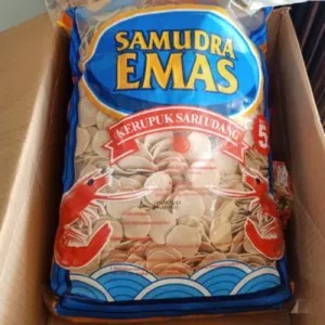 Kerupuk Samudra Emas putih
