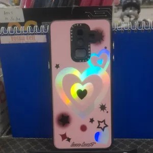 silikon hp - SAMSUNG A6 PLUS / J8 2018 - hybrid case love heart rainbow