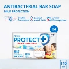 Prima sabun batang mild protect  110 gram 110g